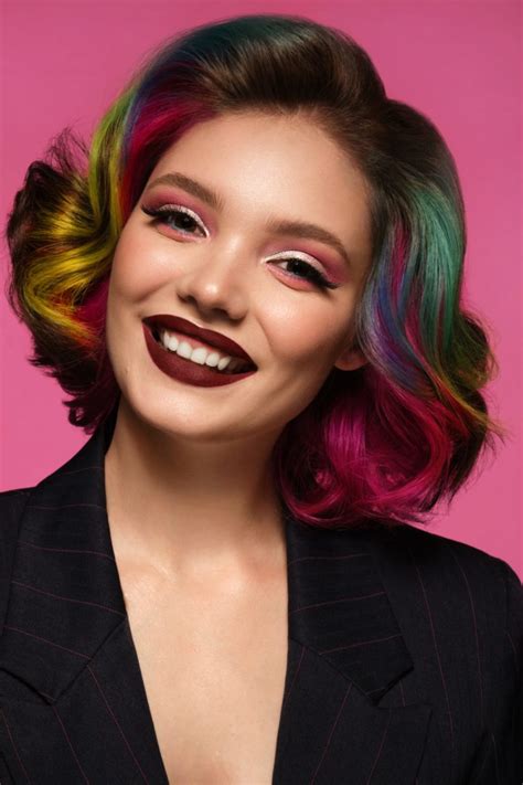 Oil Slick Hair Color Try This Iridescent Color Trend