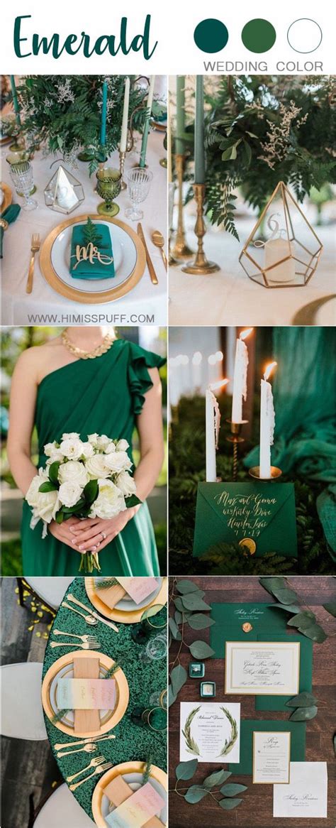 30 Sophisticated Emerald Green Wedding Ideas Emerald Wedding Colors