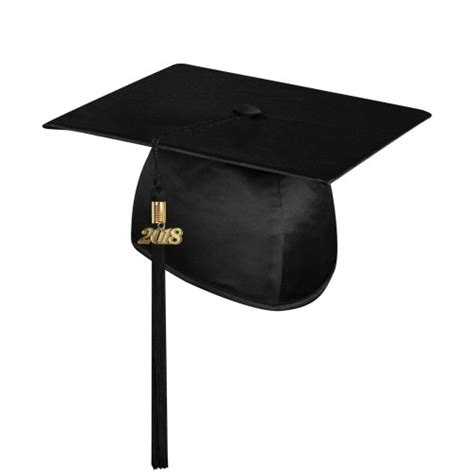 Child Black Graduation Cap With Tassel