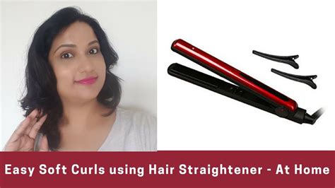 How i curl my hair with a flat iron: Easy loose curls with Straightener | How to curl your hair ...