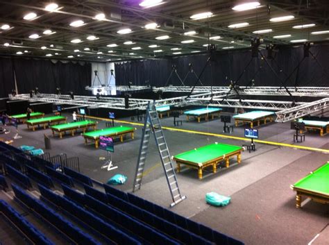 Stage Set At Doncaster Dome Pro Snooker Blog