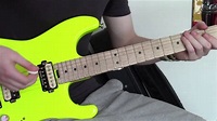 David Lee Roth/Steve Vai Skyscraper Guitar Solo Lesson - YouTube