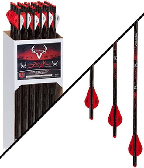 Velocity Archery Inflix 20 Inch Carbon Bolts With 2 Inch
