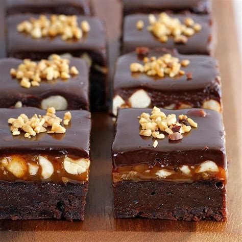 Caramel And Hazelnut Brownies My Dessert For The Weekend Recipe On