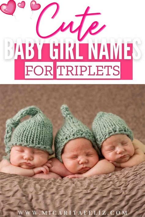 The Best Names For Triplets Unique Names Combinations