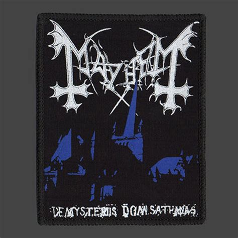 Mayhem Print Patch Black Metal Band Etsy