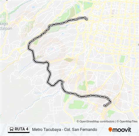 Ruta Horarios Paradas Y Mapas Metro Tacubaya Actualizado Hot Sex Picture