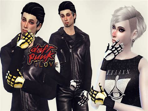 The Sims Resource Daft Punk Gloves