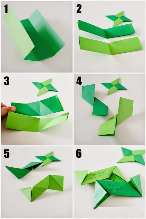 Printable Instructions For Origami Ninja Star Easy Origami Kids