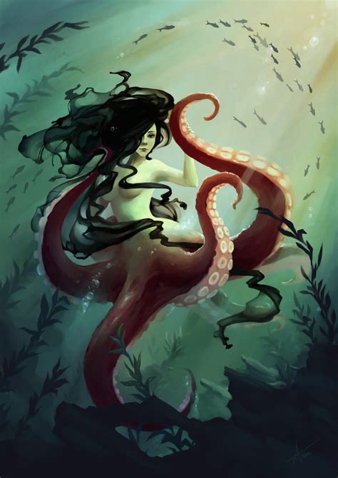 Monster Octomaid By Myrmirada On Deviantart