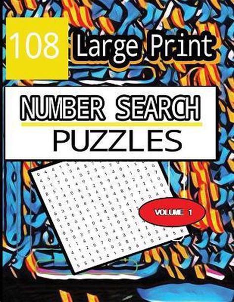 All Numbers Number Search All Numbers 108 Large Print Number Search