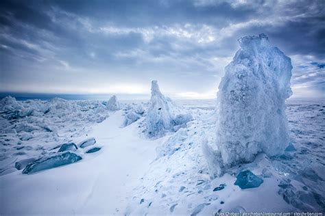 Incredibly Beautiful Ice Of The Deepest Lake On The Planet · Russia