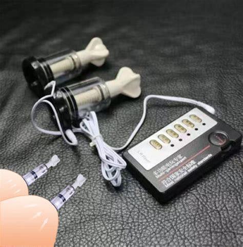 E Stim Shock Nipple Vacuum Pump Bondage Penis Ring Anal Plug Orgasm Sex Toys Ebay