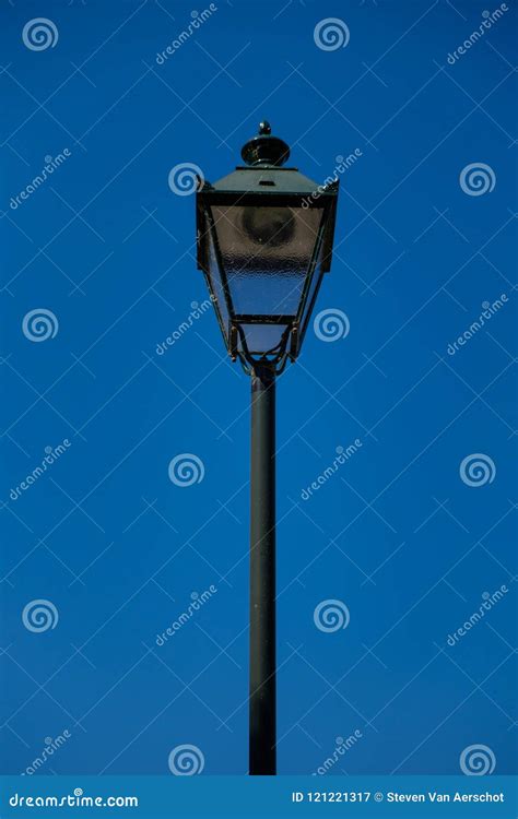 Vintage Street Lamp Sky Background Stock Image Image Of Life Light