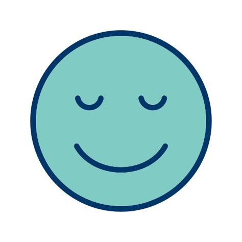 Calm Emoticon Face Smiley Icon