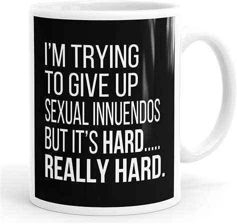 i m trying to give up sexual innuendos funny coffee mug tea cup uk kitchen and home