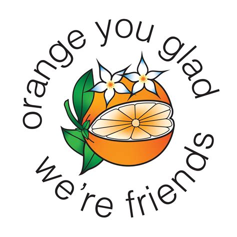 Orange You Glad Were Friends T Shirt Etsy In 2020 Friends Tshirt