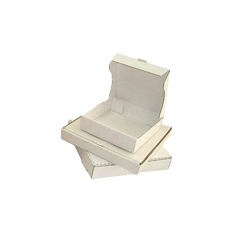 Custom White Corrugated Pizza Box : White Corrugated Pizza Packaging