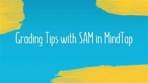 Per cengage's website, a fully installed microsoft office version is required to complete sam projects. Grading Tips with SAM in MindTap - YouTube