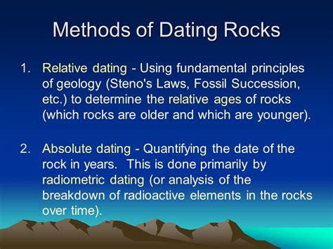 During the decay and understand how long ago rocks and radiometric dating igneous and space science. 3 types of relative dating, you must create an account to ...