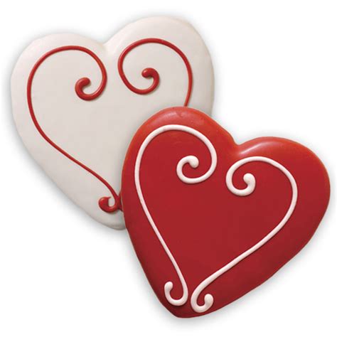 Heart Cookies - Valentine's Day Gift - Decorated Sugar Cookies