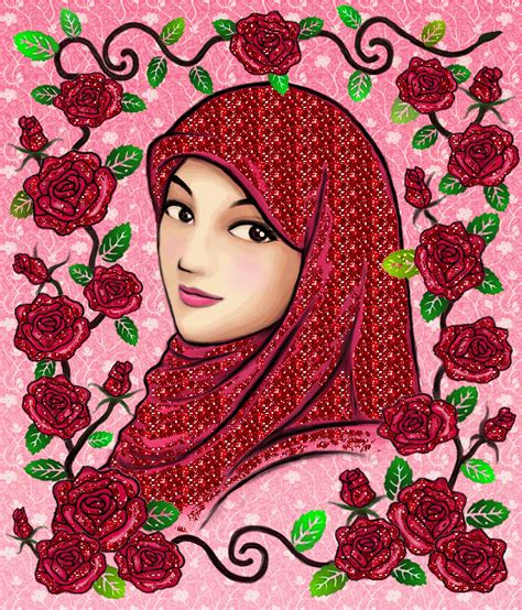 Gambar Kumpulan Dp Bbm Wanita Muslimah Bergerak Teknosuka Gambartop Foto Animasi Di Rebanas