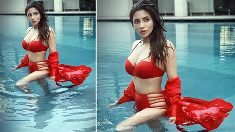 red hot shama sikander looks unapologetically sexy in a bikini as she my xxx hot girl