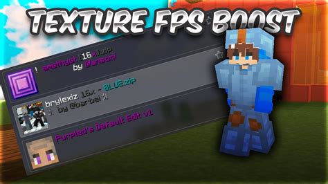 Top 3 Texture Packs For Bedwars Fps Boost Youtube