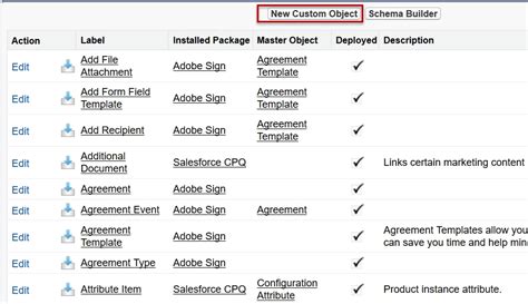 How To Create And Configure A Custom Object In Salesforce Adobe Sign