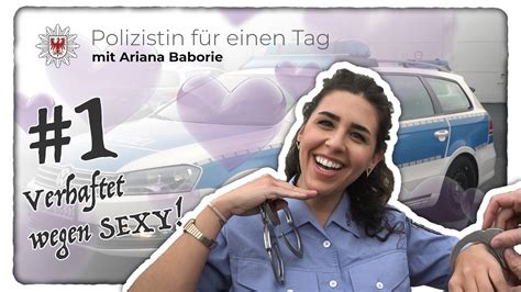 Polizistin F R Einen Tag Verhaftet Wegen Sexy Polizeikarriere Youtube