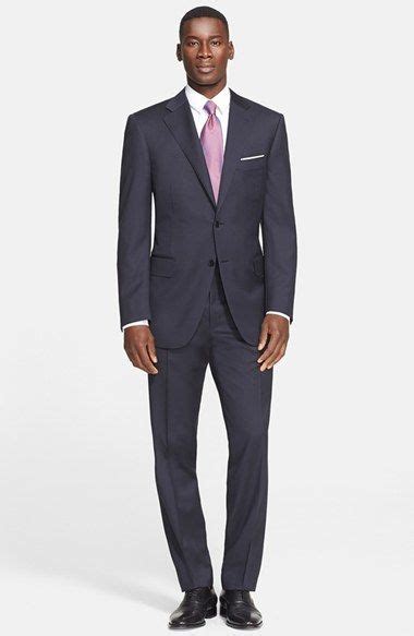 For a complete outfit solution, browse our men's smart formal shoes. Canali Classic Fit Solid Wool Suit | Well dressed men ...