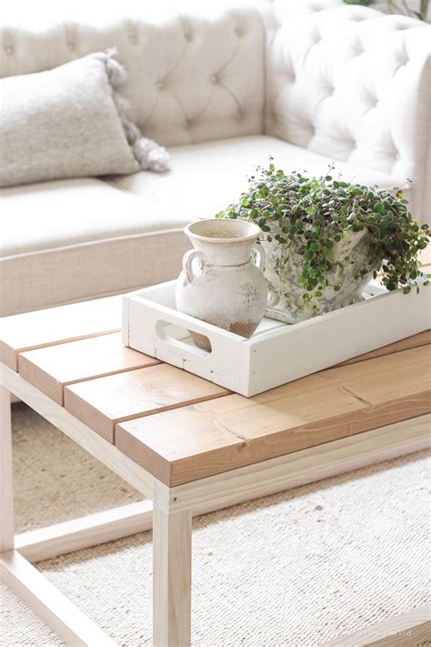 Building a coffee table is an easy woodworking project, and with these free detailed plans, you'll have one built in just a weekend. Simple DIY Coffee Table | LoveGrowsWild.com - Love Grows Wild
