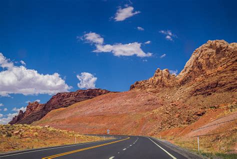 Moderne Highway In Arizona Vereinigte Staaten Highway 89 Stockfoto Und