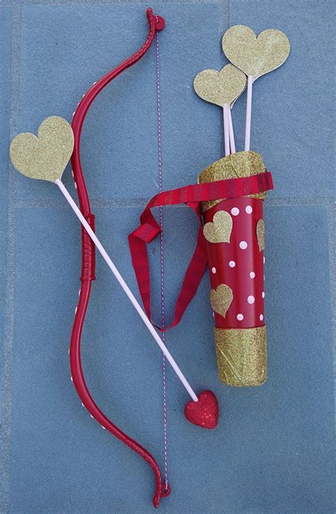 Cupid S Bow And Arrow The Cutest Valentine S Day Craft Artofit