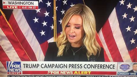 Fmr white house press secretary. Fox News: Cuts off Kayleigh McEnany Press Conference when ...