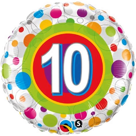 10th Birthday Balloons Helium Balloons Perth 10th Birthday Balloon