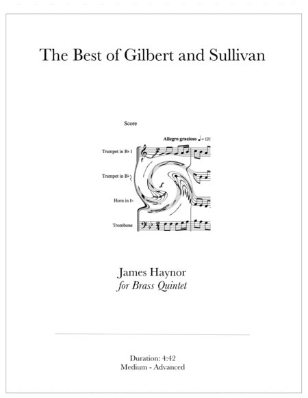 The Best Of Gilbert And Sullivan Free Music Sheet
