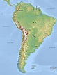 Andes Mountains On South America Map - New Orleans Zip Code Map