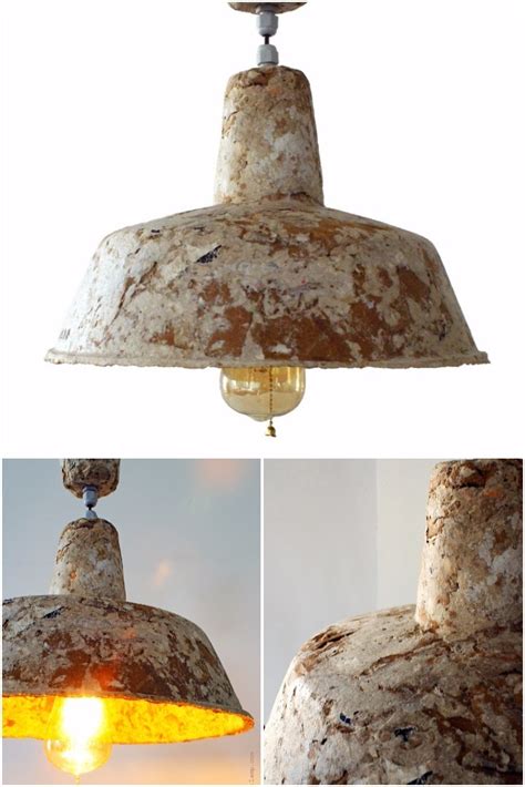 Industrial Style Recycled Paper Lamp Id Lights