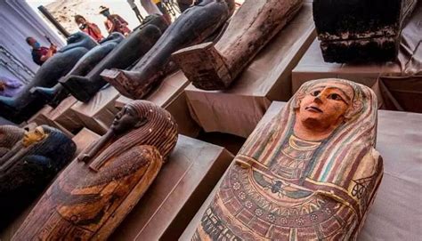 egypt unveils 59 ancient coffins in major archaeological discovery bold news