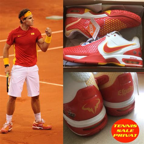 Rafael Nadal Davis Cup 2011 Nike Shoe 🇪🇸 ️ Air Max Courtballistec U