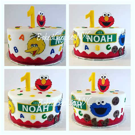 Sesame Street Cake Sesame Street Birthday Party Elmo Birthday Cake