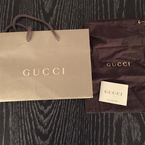 93 Off Gucci Other Gucci Paper Bag From Vernicas