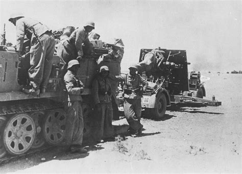 88mm Flak In North Africa In The Summer Of 1942 Bearing The Distinctive