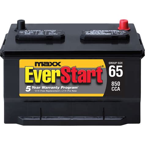 Check out the deal description here: EverStart Maxx Lead Acid Automotive Battery, Group 65n ...