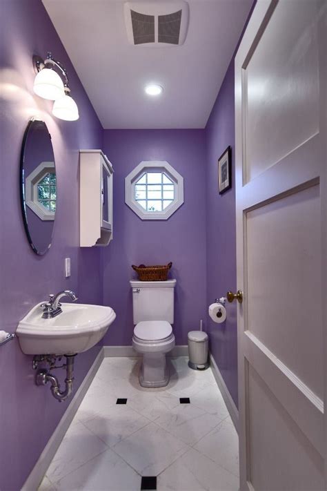 Purple Bathrooms Purple Rooms Bathroom Colors Small Bathroom Purple