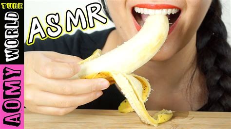 Asmr Banana Eating Relaxing Eating Sounds No Talking