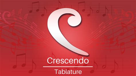 * change the key signature and time signature * add whole, half, quarter, eigth and. Tablature - Crescendo Music Notation Tutorial | Do More With Software