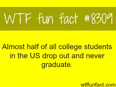 Half Of College Students In The Us Drop Out Wtf