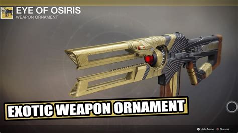 Destiny 2 Curse Of Osiris Exotic Weapon Ornament Eye Of Osiris